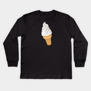 Ice Cream Cone Kids Long Sleeve T-Shirt